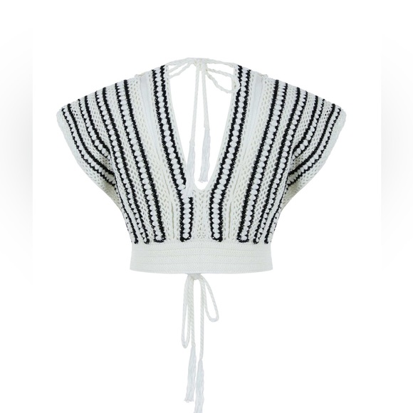 NWT - Revolve Matching Set - Crochet Crop Top & Mini Skirt - Picture 2 of 7